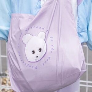 Acdc rag purple bear bag nwt